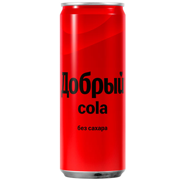 Добрый Кола (без сахара) 0.33л